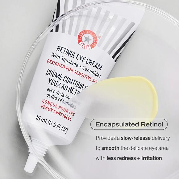 First Aid Beauty Retinol Eye Cream with Squalane + Ceramides NEW Full Size - Picture 1 of 3